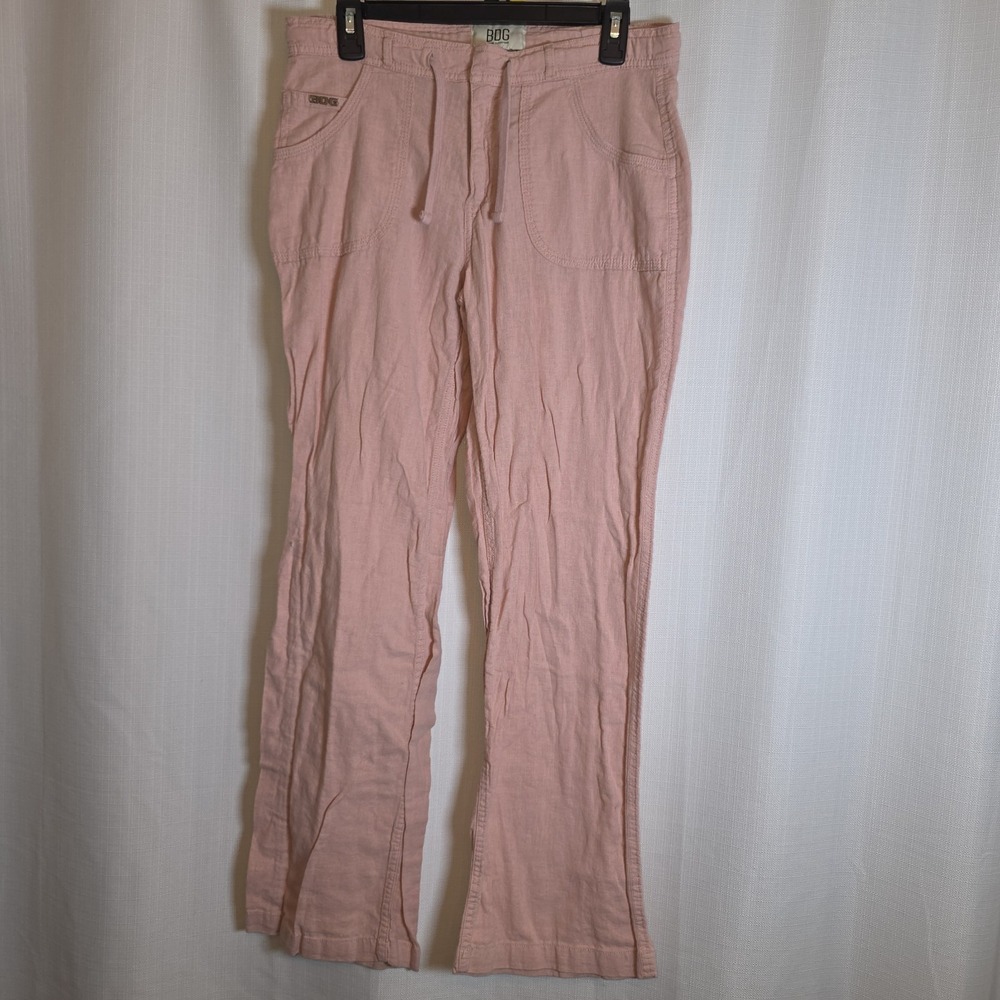 Urban Outfitters BDG Five pocket lightweight linen pants Size Small Pink Boho